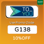 To you Promo Codes in KSA Up To 80 % OFF