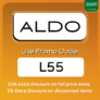 Aldo Promo Code KSA (L55) Enjoy Up To 80 % OFF