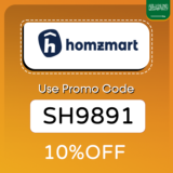 Homzmart coupon code (SH9891) KSA Enjoy Up To 70 % OFF