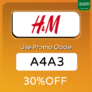 H&M Promo Code (A4A3) KSA Enjoy Up To 80 % OFF