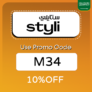 Styli Promo Code KSA (M34) Enjoy Up To 70 % OFF